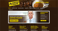 Desktop Screenshot of coffeepause.com