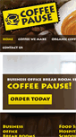 Mobile Screenshot of coffeepause.com